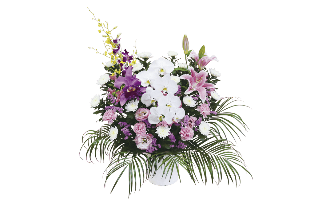 和洋花(ピンク) MP024 (高さ70cm × 幅60cm)