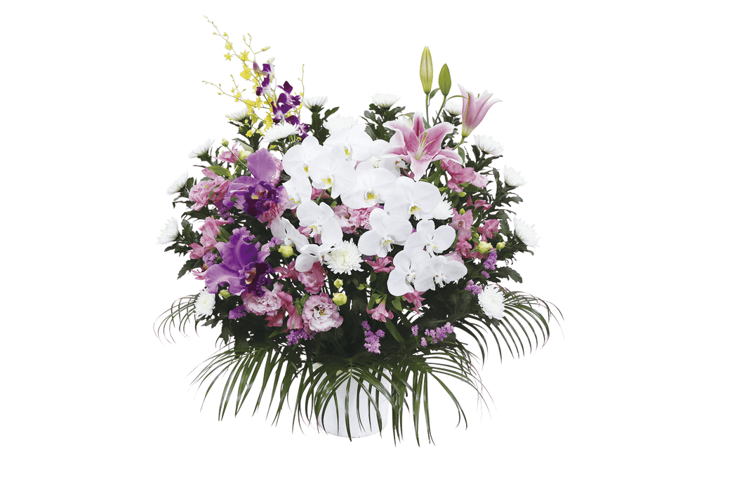 和洋花(ピンク) MP036 (高さ80cm × 幅70cm)